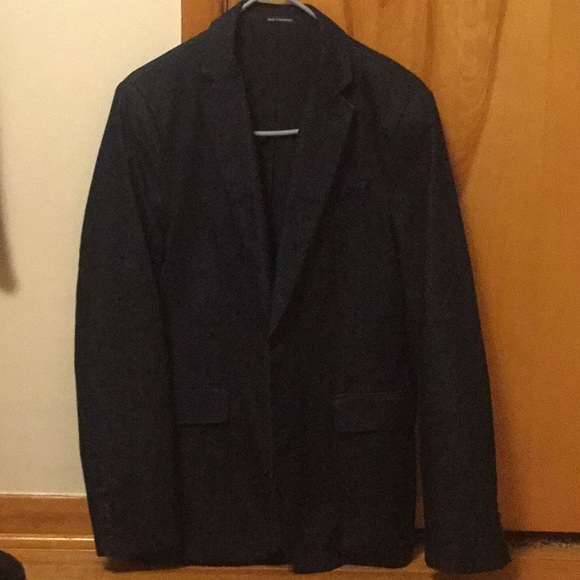 Men’s Dark Blue Denim Claiborne Blazer - Picture 1 of 6